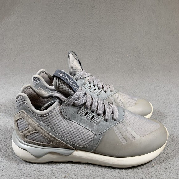 Adidas Originals Women's Tubular Running Shoes S75619 Grey/Onix/White size 7.5 - Picture 2 of 8